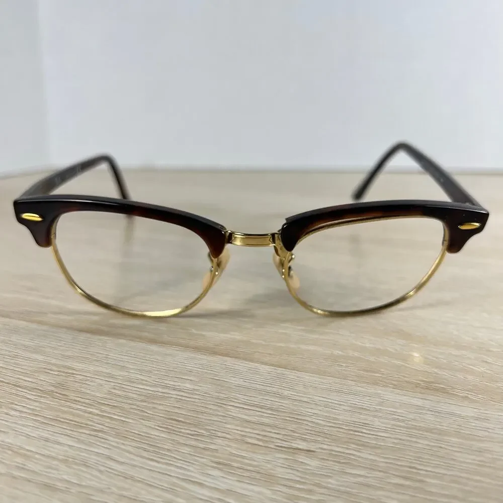 Ray-Ban RB5154 2372 Eyeglasses PARTS ONLY Tortoise Shell Frames 49-21-140